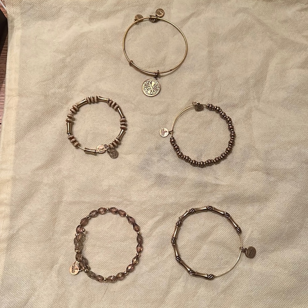 Alex and ani bracelets, 7 total, sold together